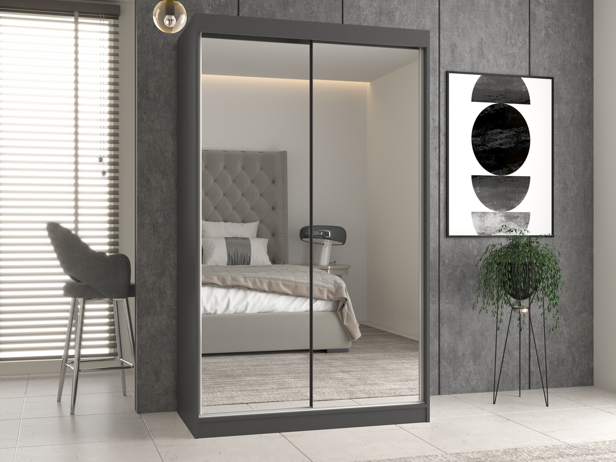 Armoire Mandeville 158 (Anthracite)