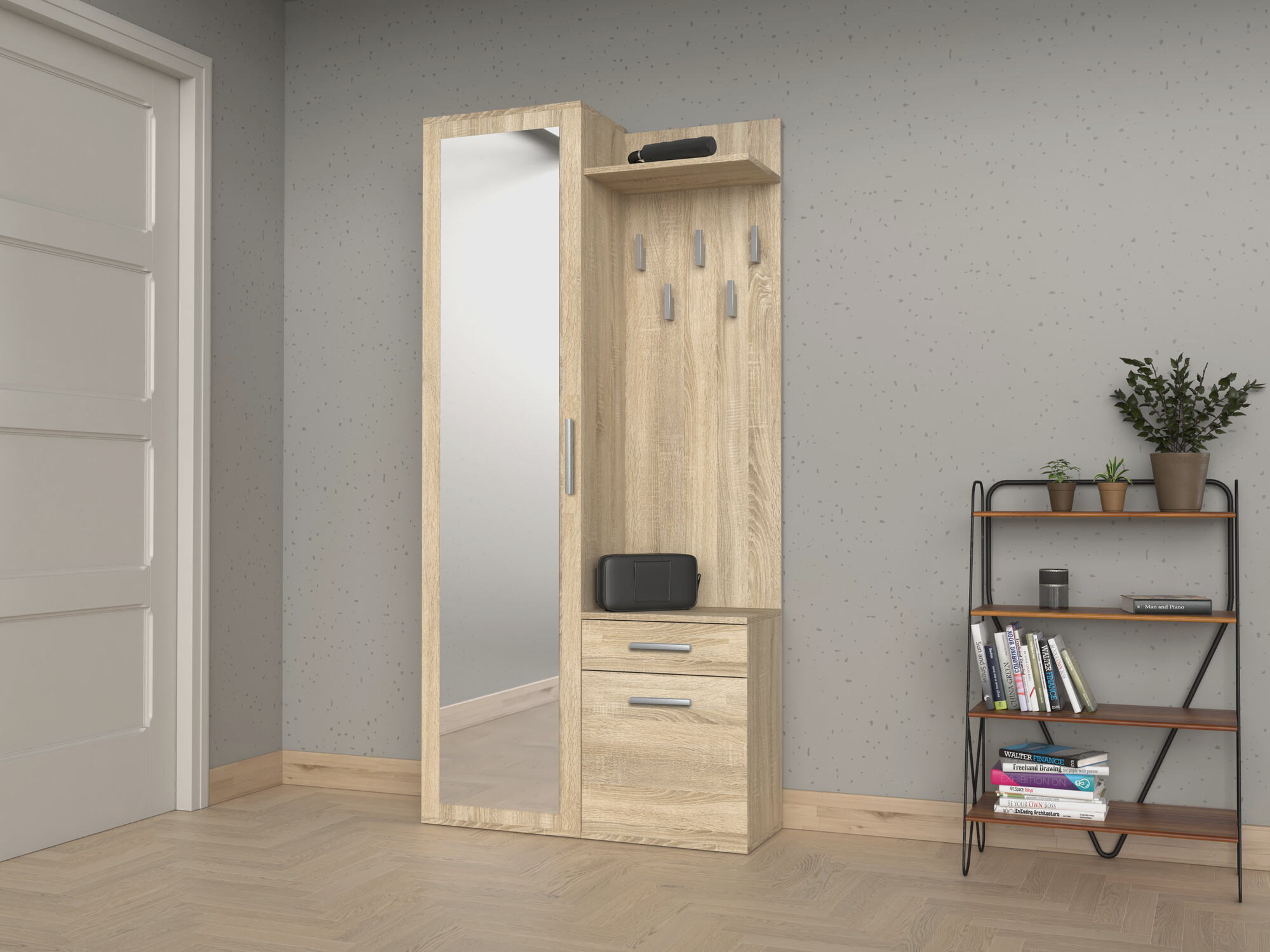 Armoire Mandeville 127 (Sonoma chêne)