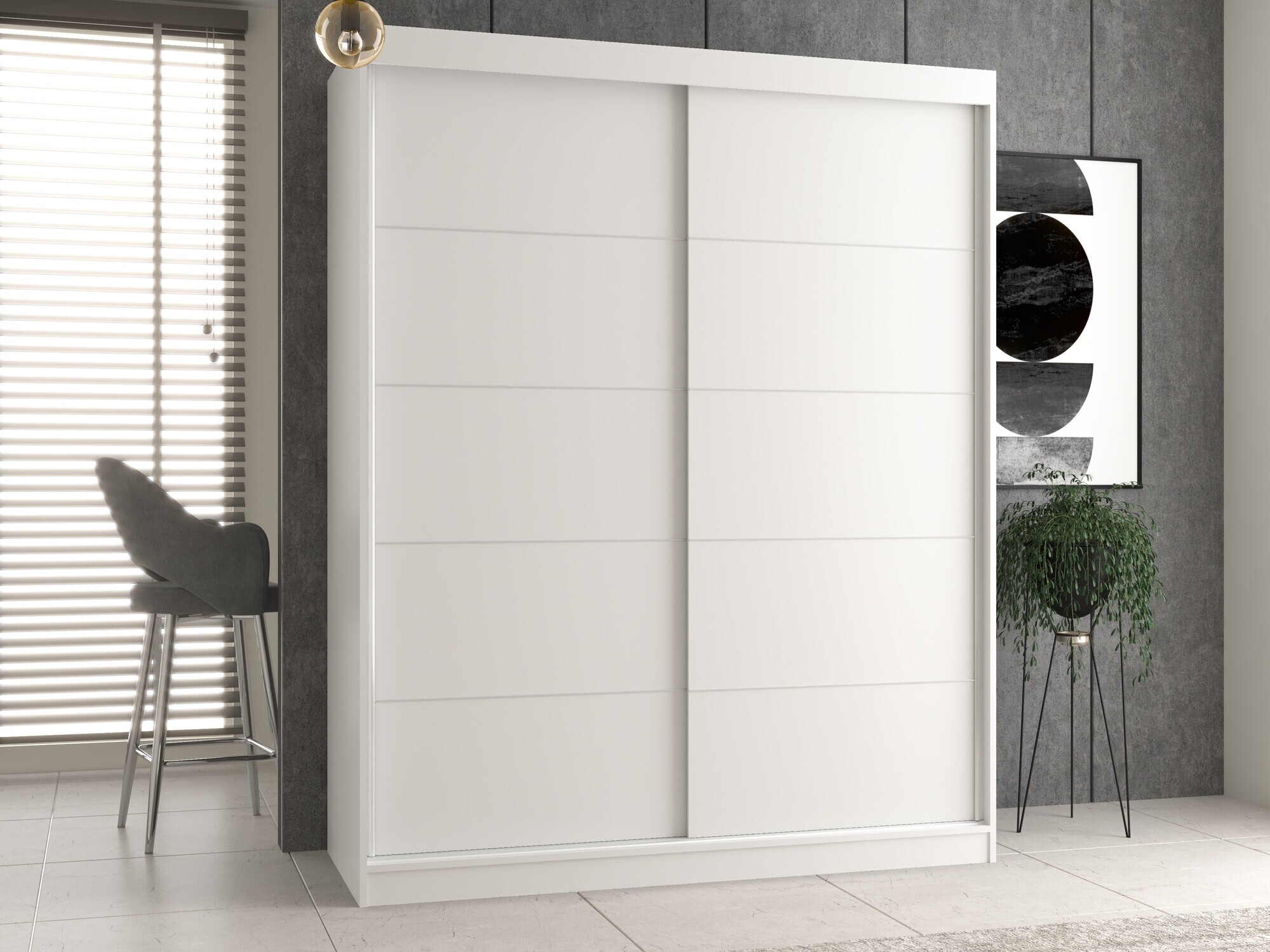 Armoire Mandeville 177 (Blanc)