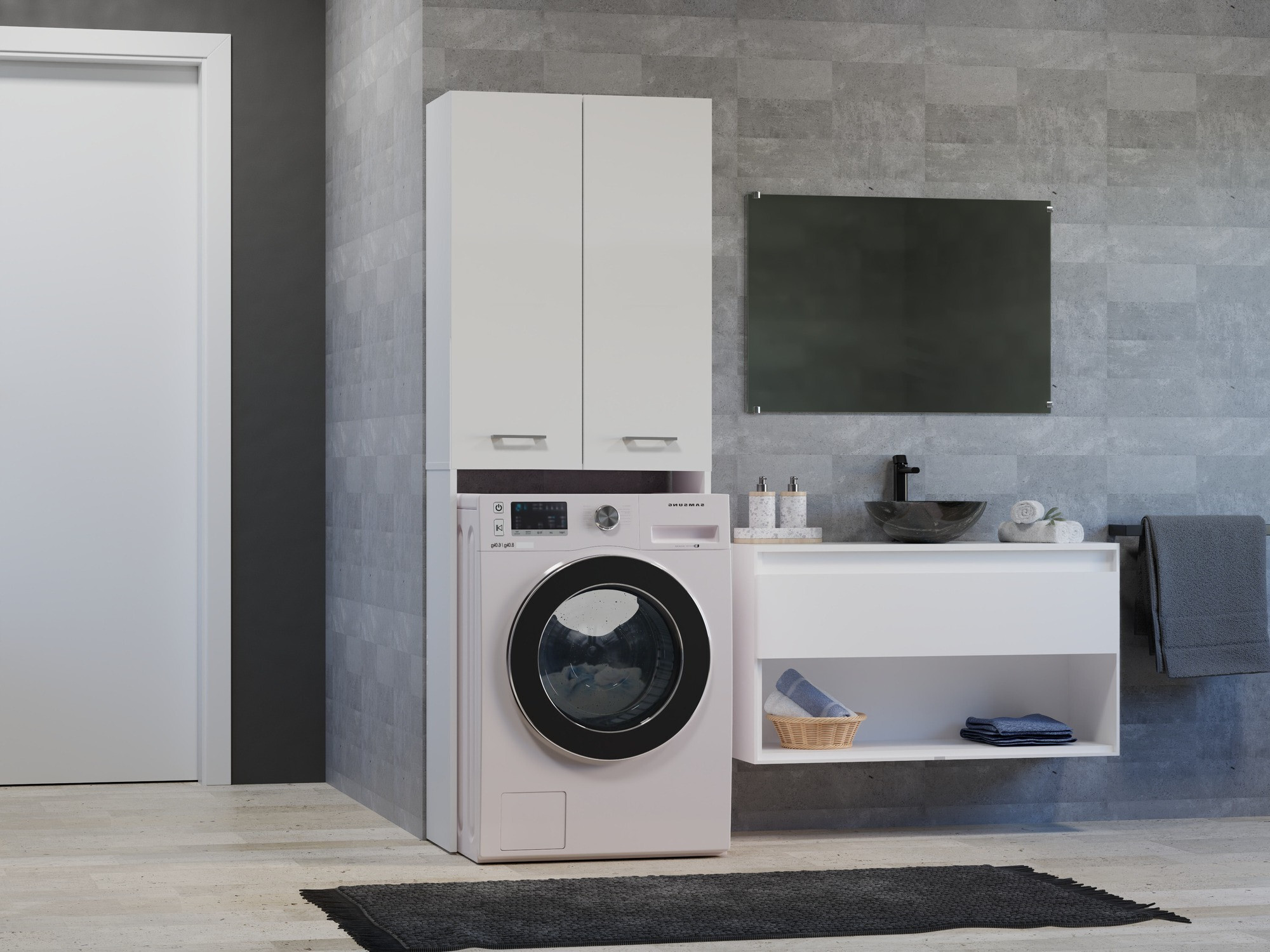 Colonne de salle de bain Balelbo 103 (Blanc)