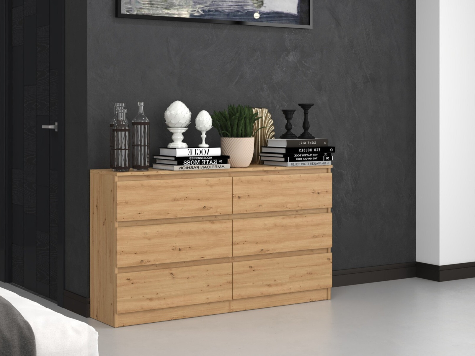 Commode Elbvelu 102 (Chêne Artisan)