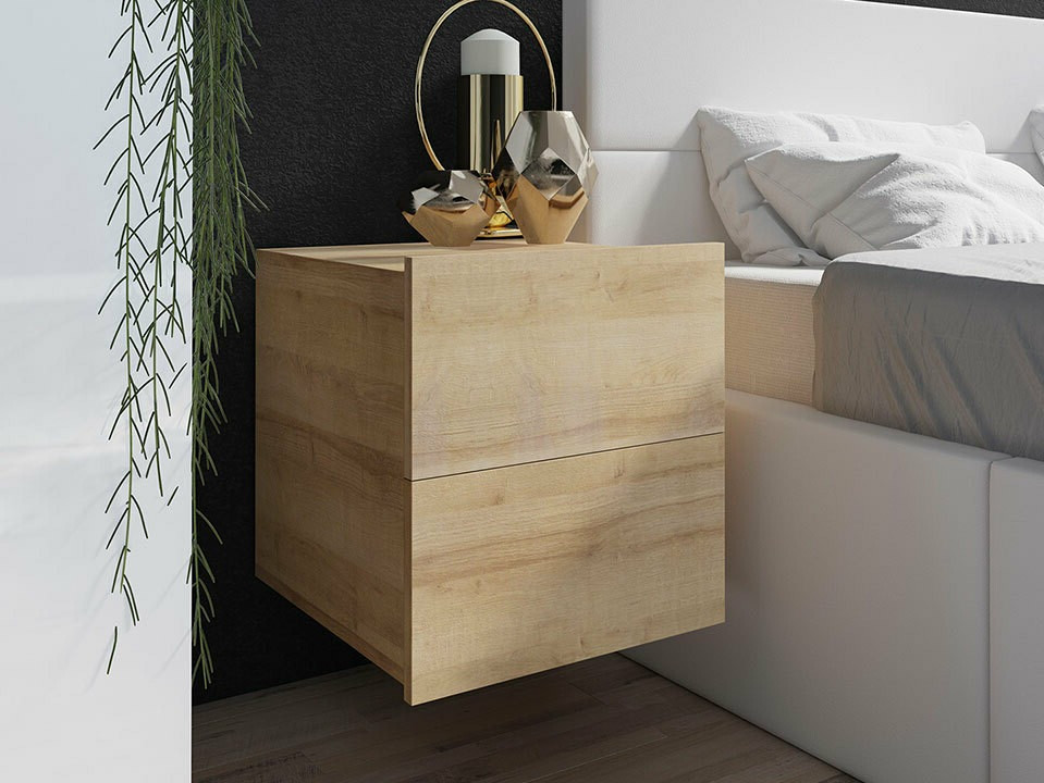 Table de chevet Remus (Chêne doré)