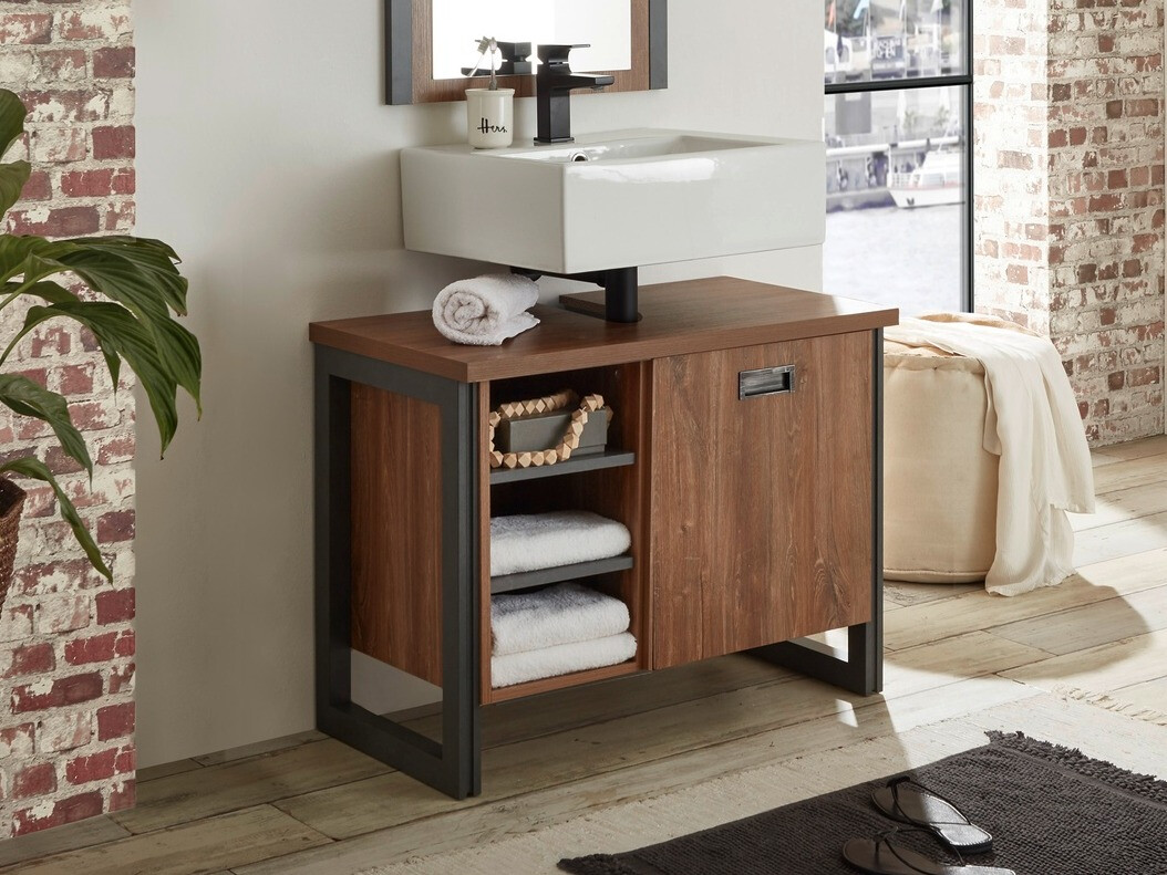 Armoire de lavabo à poser Virmeli 139