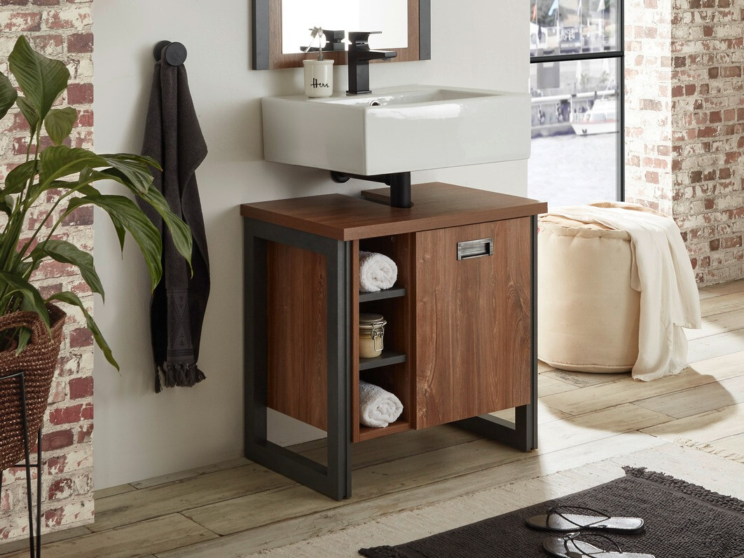 Armoire de lavabo à poser Virmeli 138