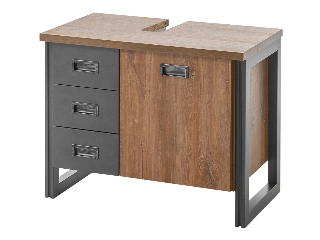 Armoire de lavabo à poser Virmeli 140