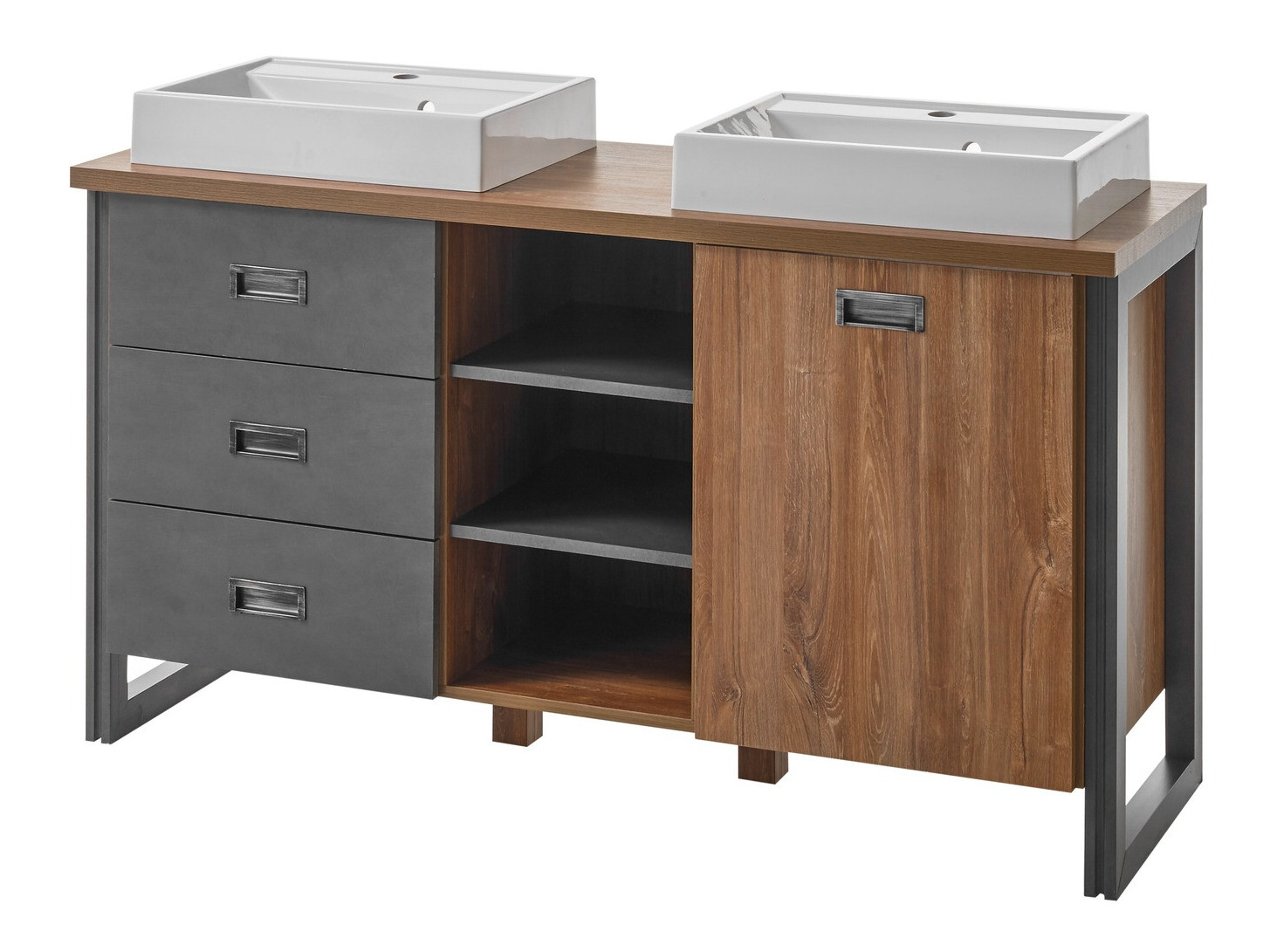 Armoire de lavabo à poser Virmeli 141