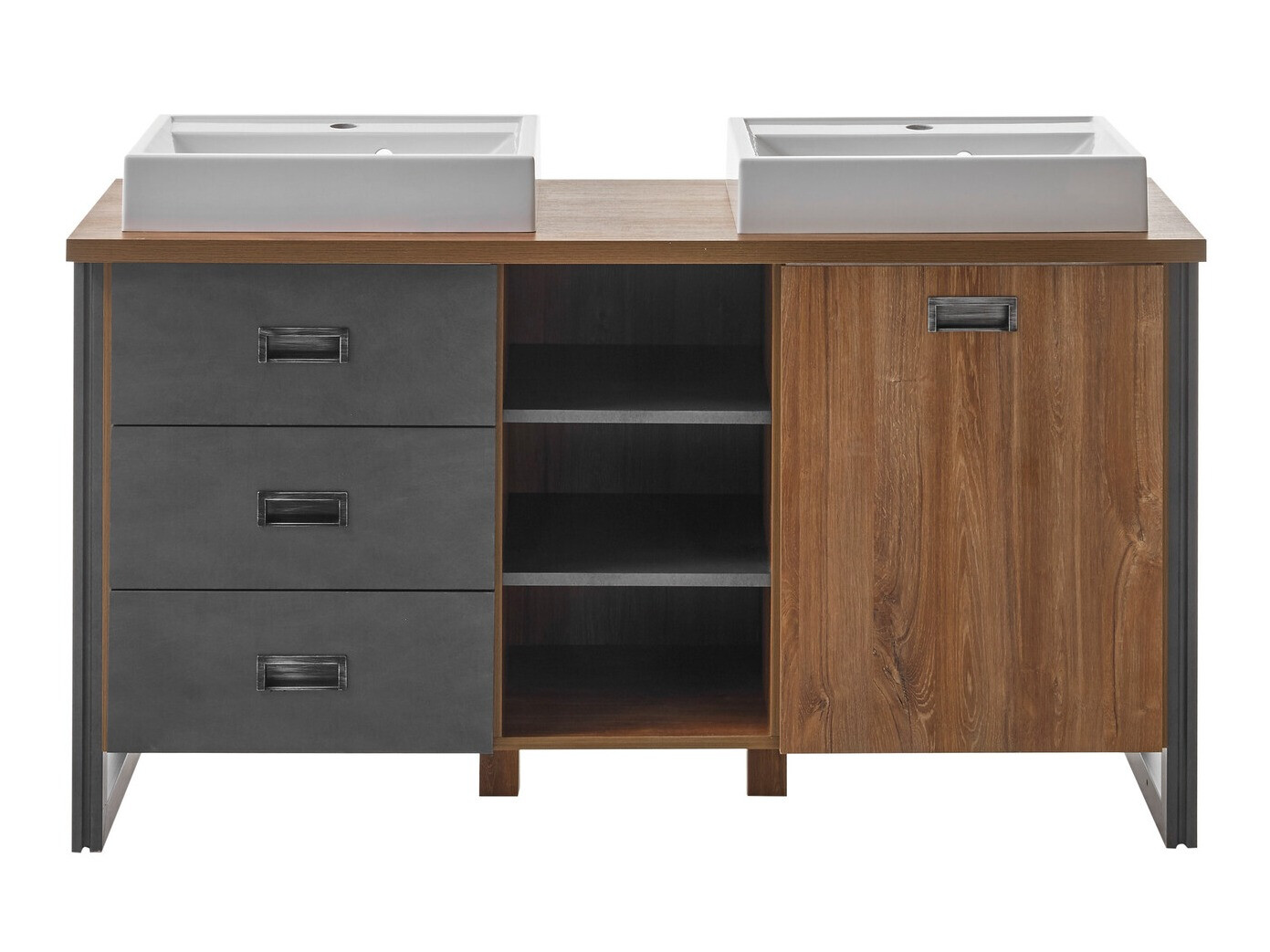 Armoire de lavabo à poser Virmeli 141