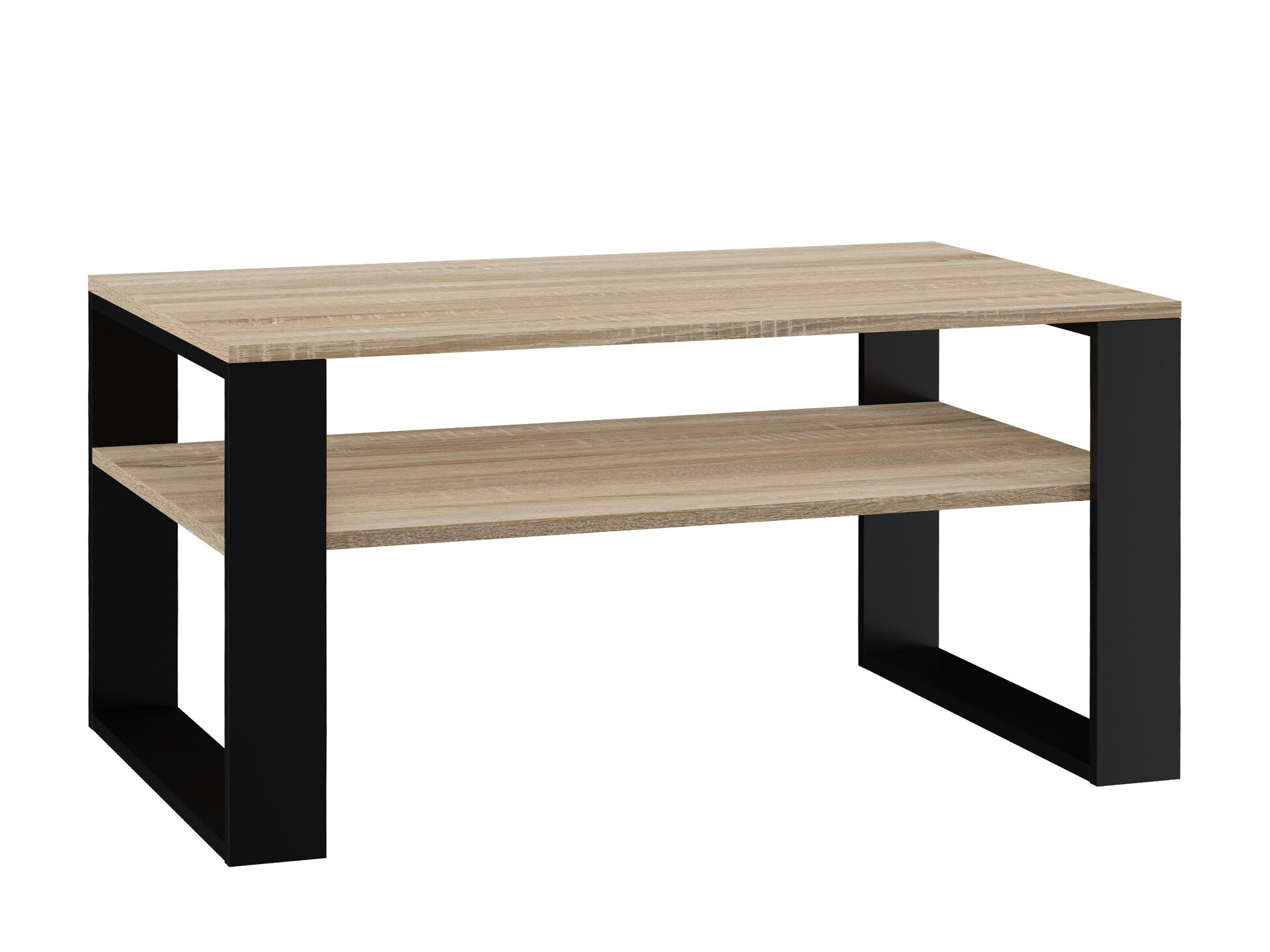 Table basse Mandeville 208 (Sonoma chêne + Noir)