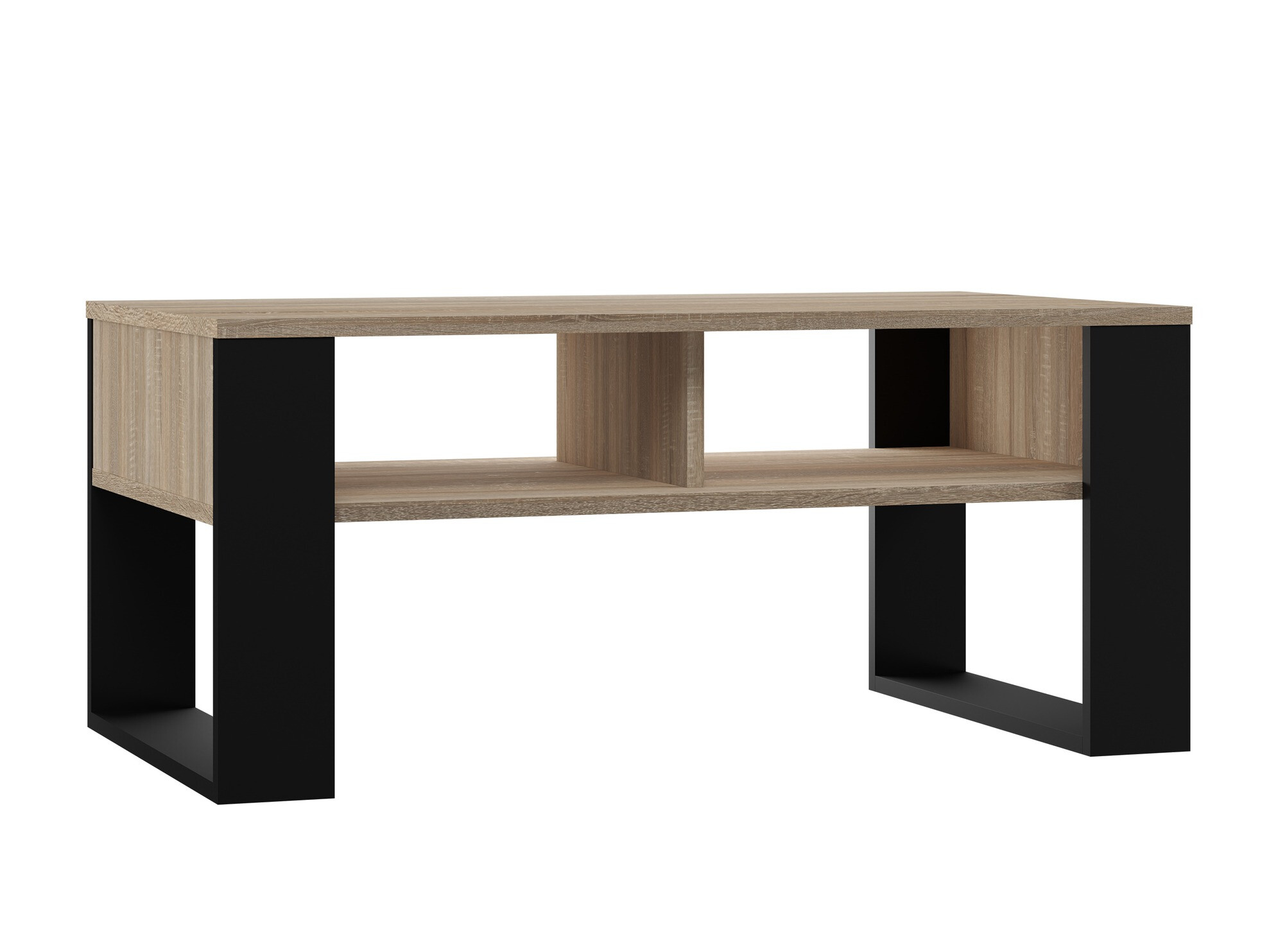 Table basse Mandeville 209 (Sonoma chêne + Noir)