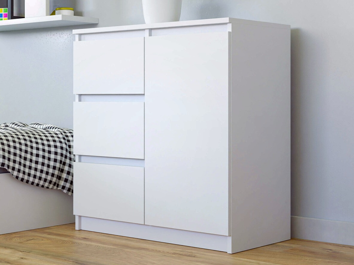 Commode Elbvelu 110 (Blanc)