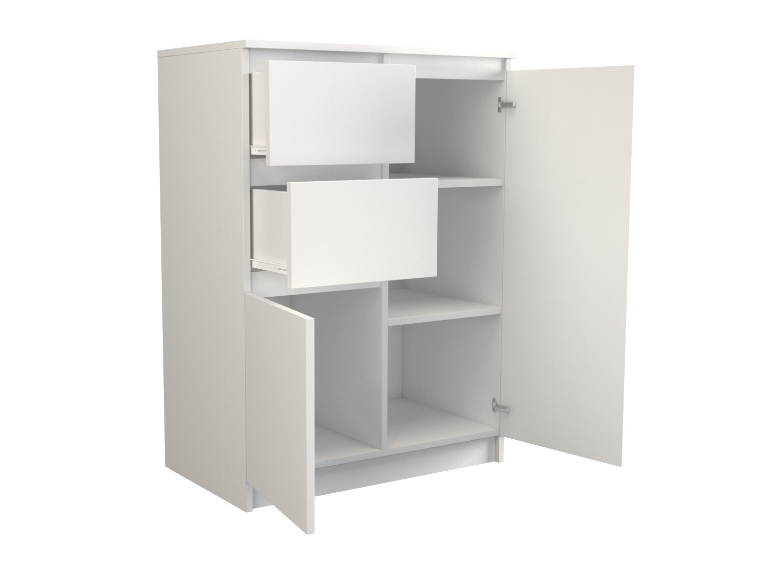 Commode Elbvelu 111 (Blanc)