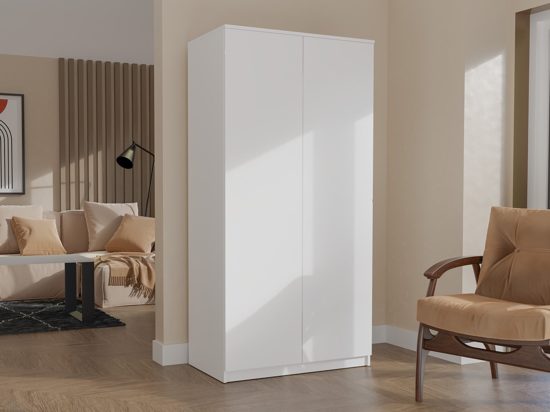 Armoire Elbvelu 117 (Blanc)