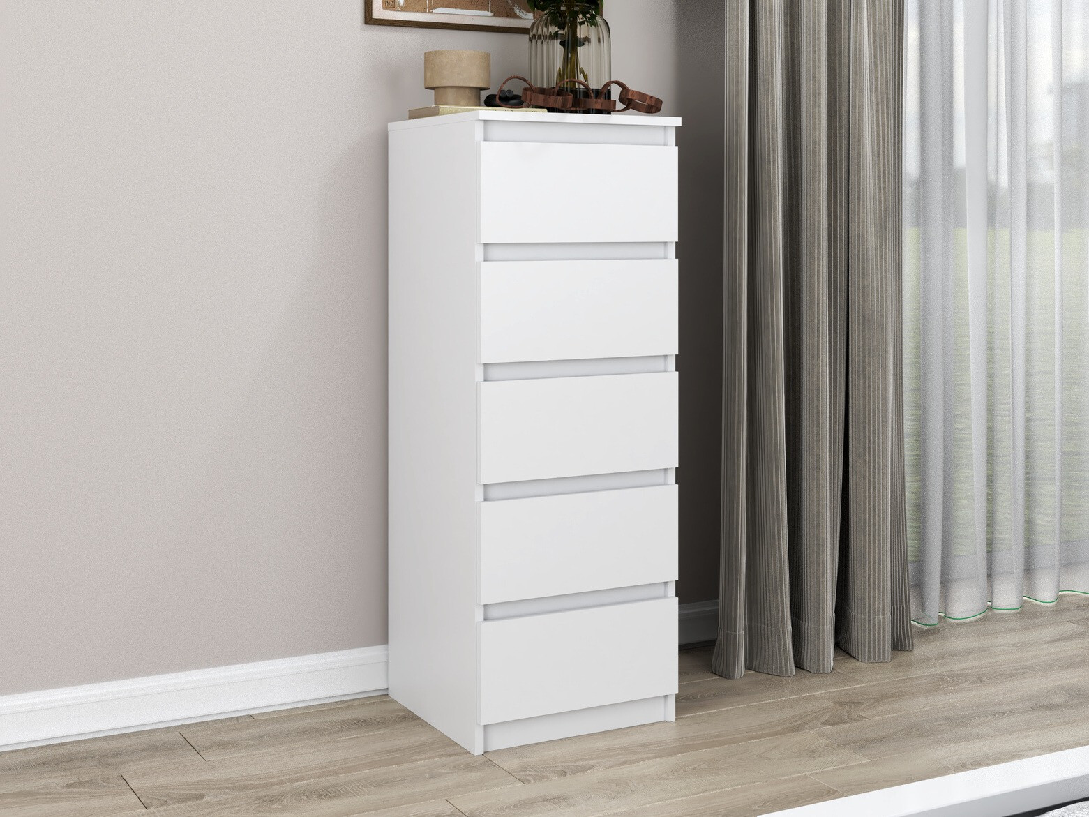 Commode Elbvelu 121 (Blanc)