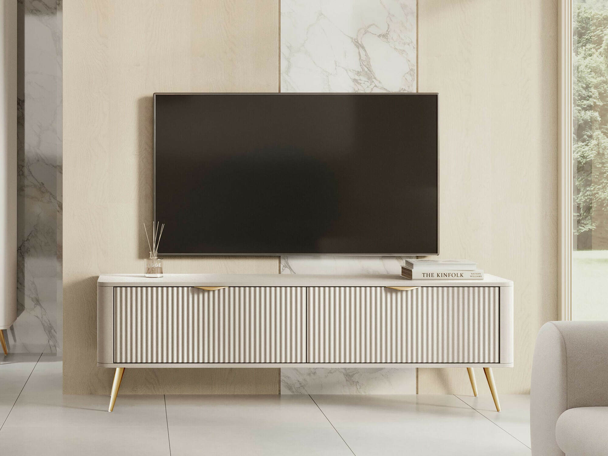 Meuble TV Ioca (Beige)