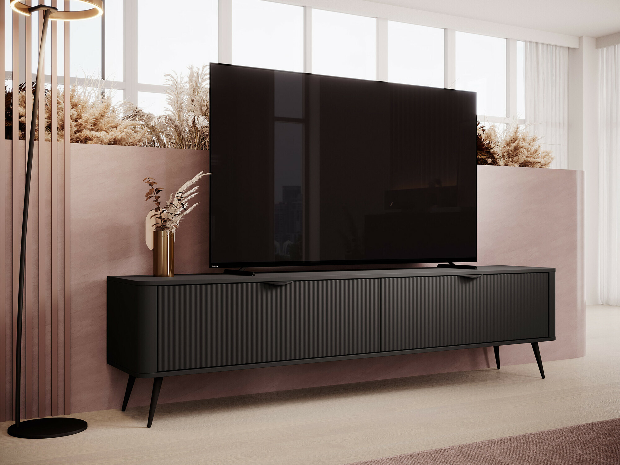 Meuble TV Versoe 105 (Graphite)
