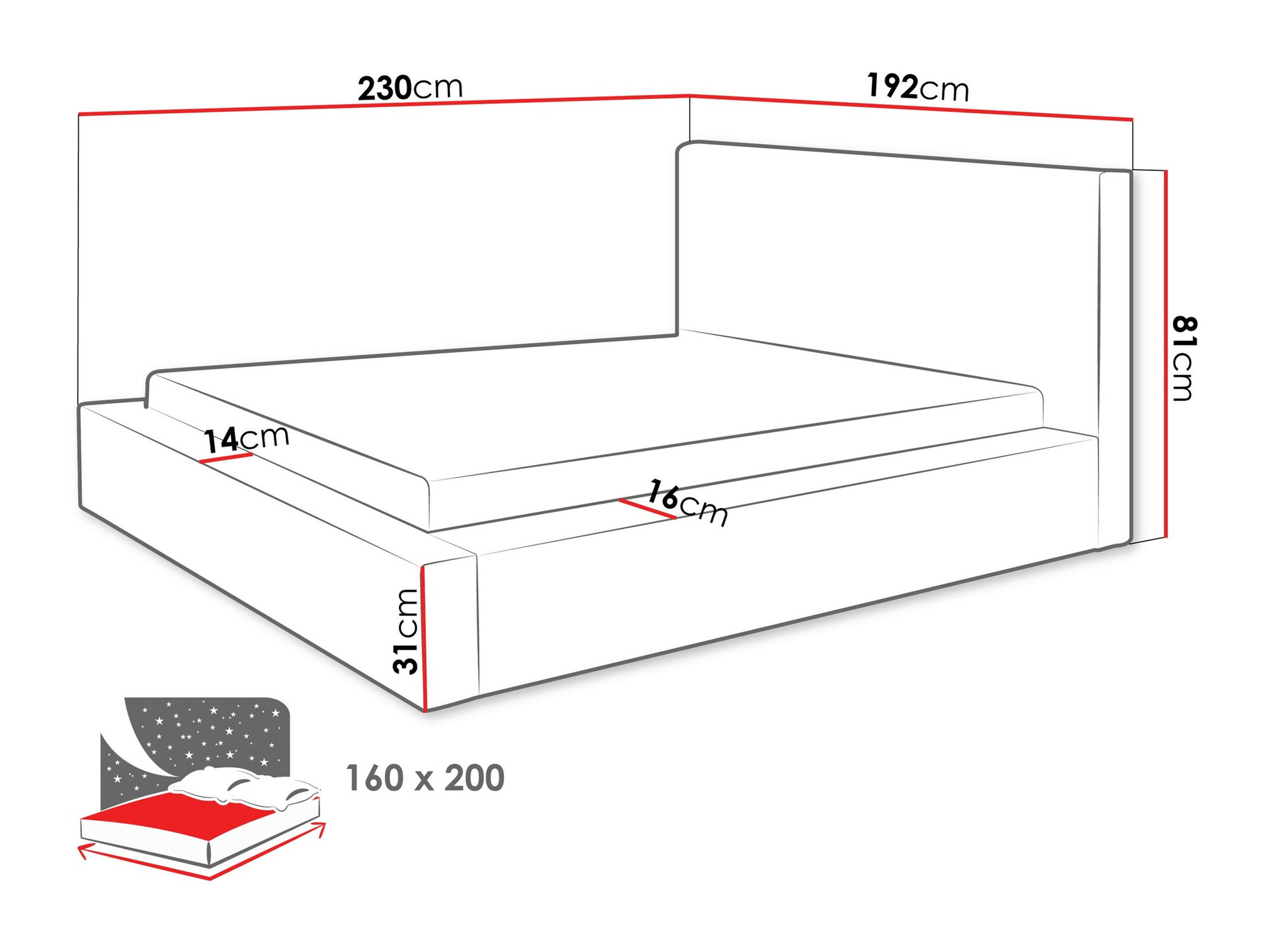 Lit TrendyNest Cervara (Top 90)