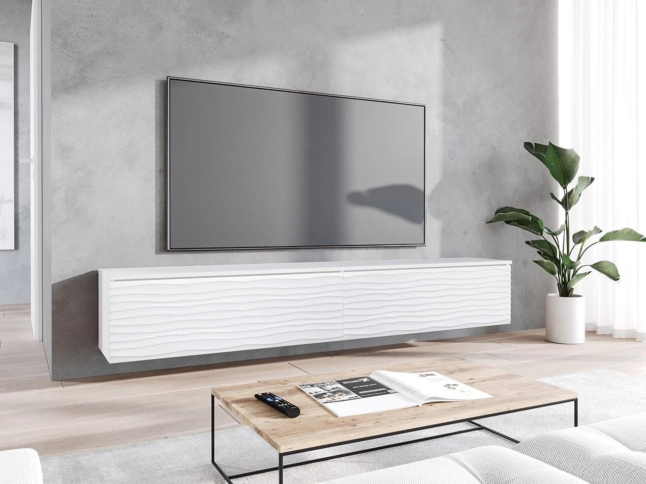 Meuble TV Sarasota 164 (Blanc)