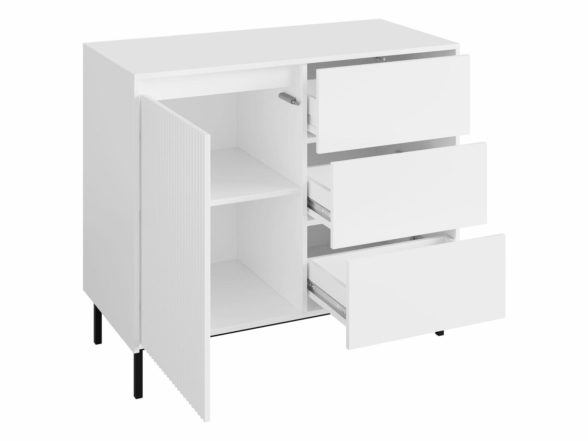 Ensemble de salon Comfivo Delruva II (Noir)