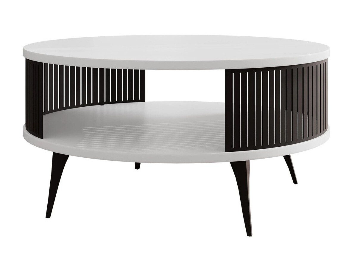 Table basse Vitum (Noir + Blanc)