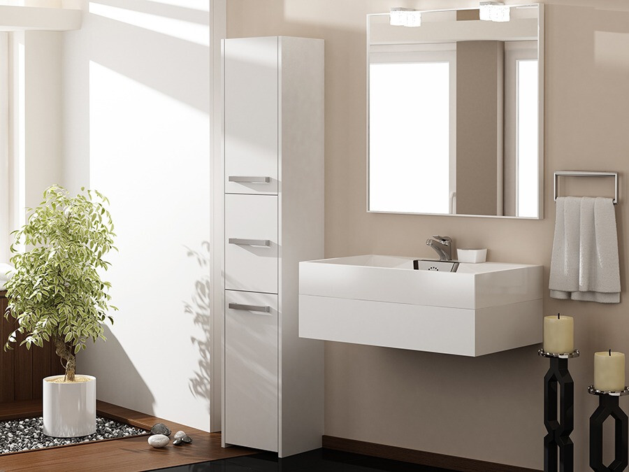 Armoire de bain à poser Mandeville 251 (Blanc)