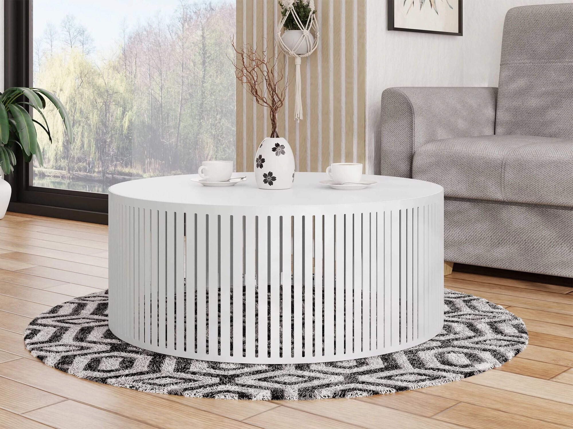 Table basse Prunis (Blanc)