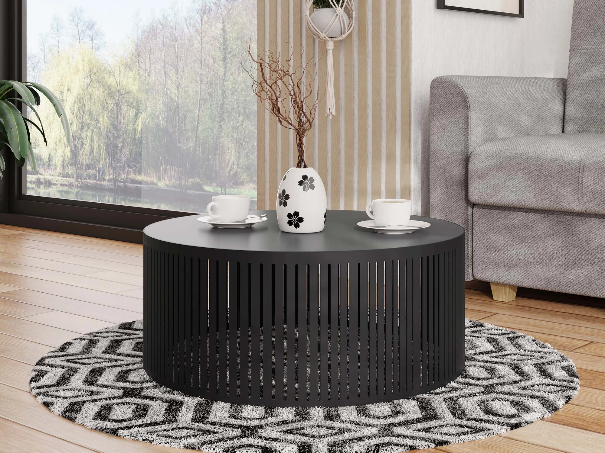 Table basse Prunis I (Noir)