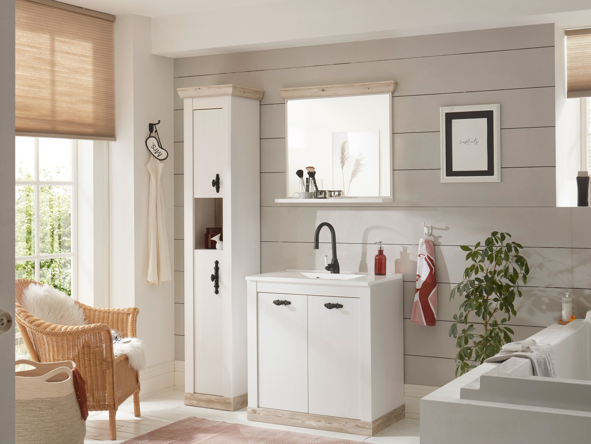 Armoire de bain à poser Daltori 139