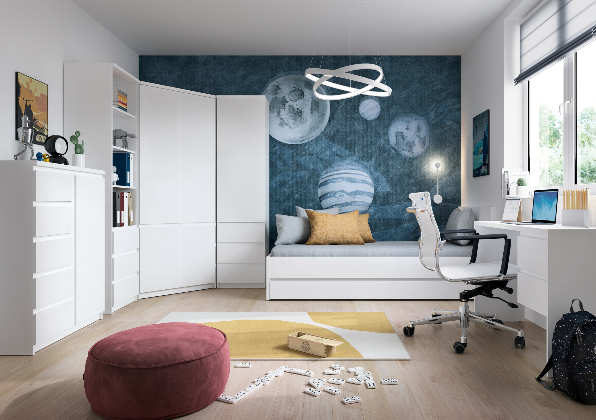 Bureau Merfere 100 (Blanc)
