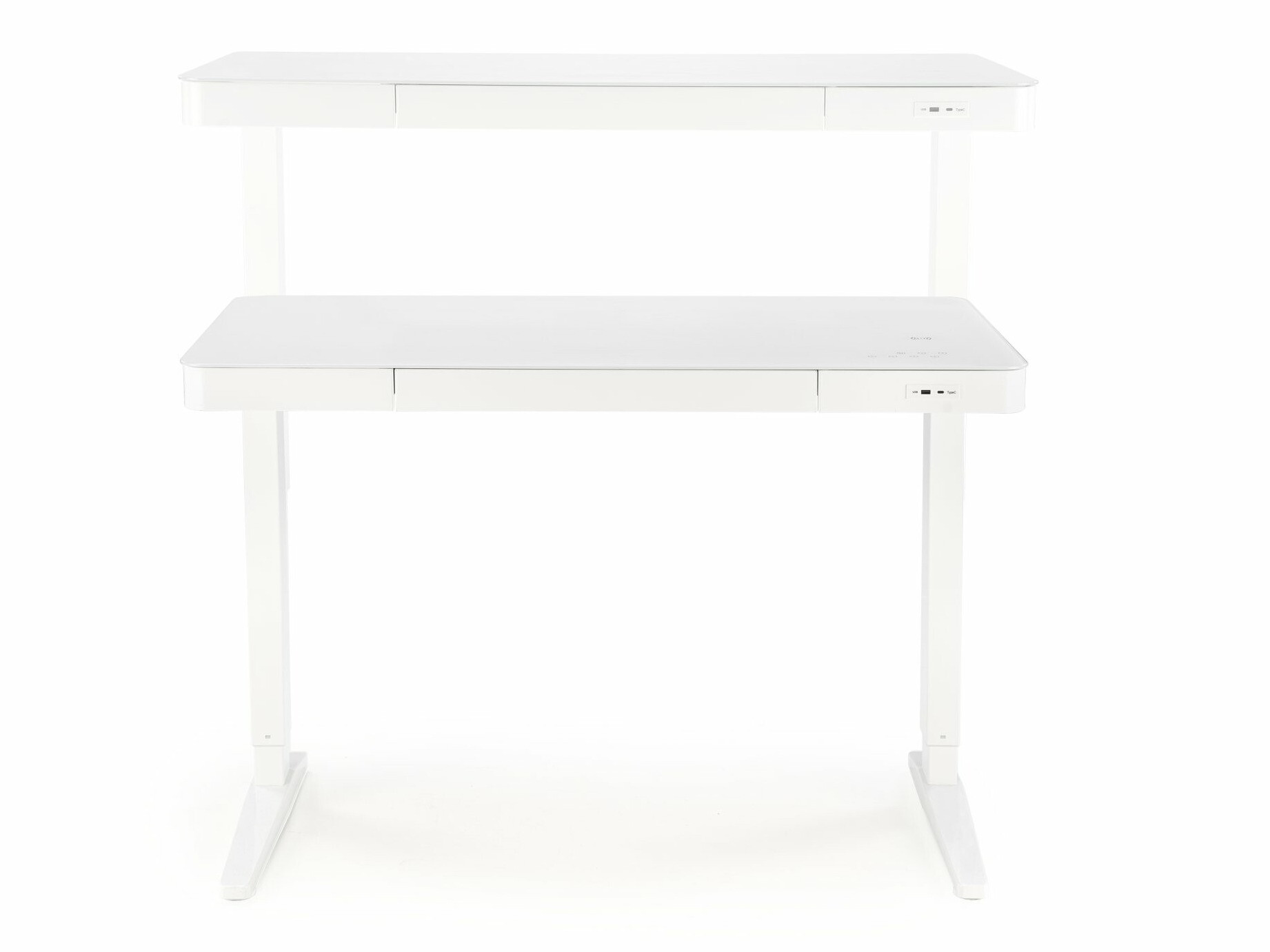Bureau réglable en hauteur Houston 1703 (Blanc)