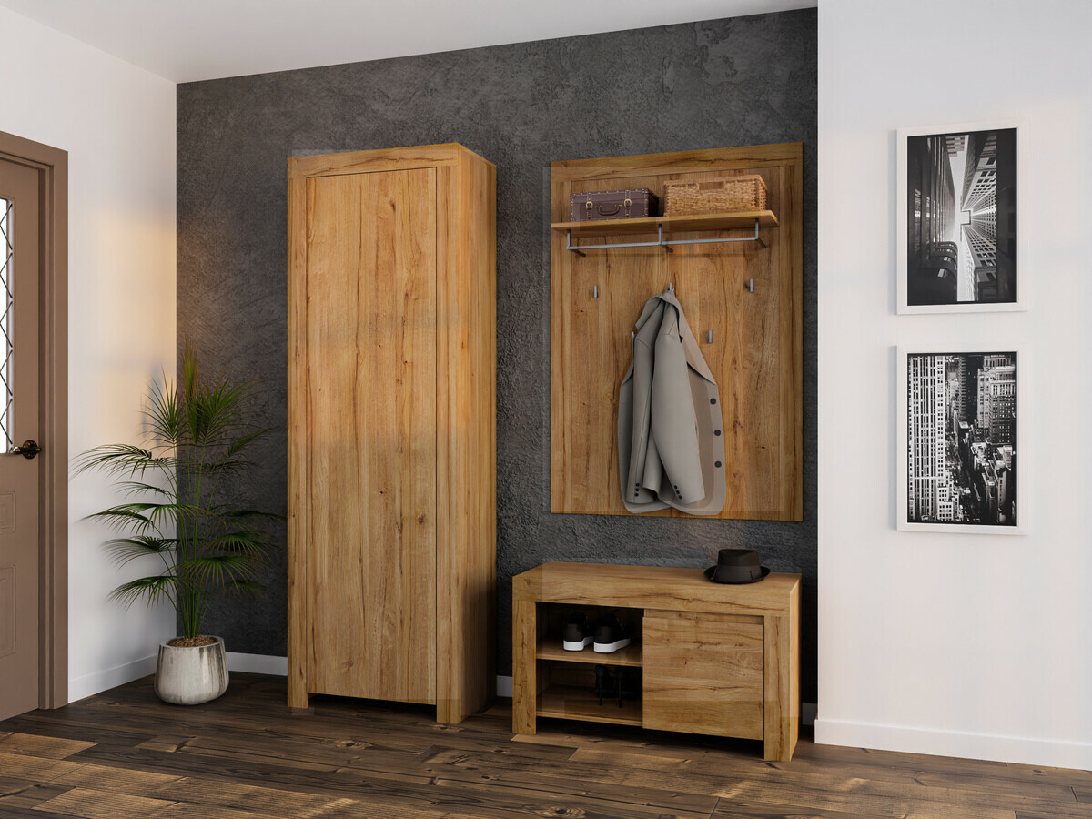 Meubles à chaussures Sonsoru 118 (Chêne)