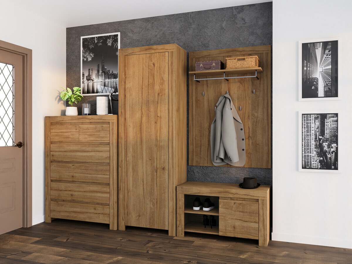 Meubles à chaussures Sonsoru 118 (Chêne)