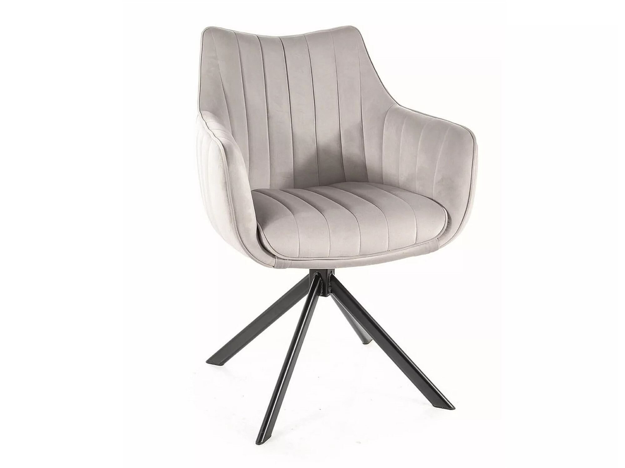 Chaise Detroit 134 (Gris clair)