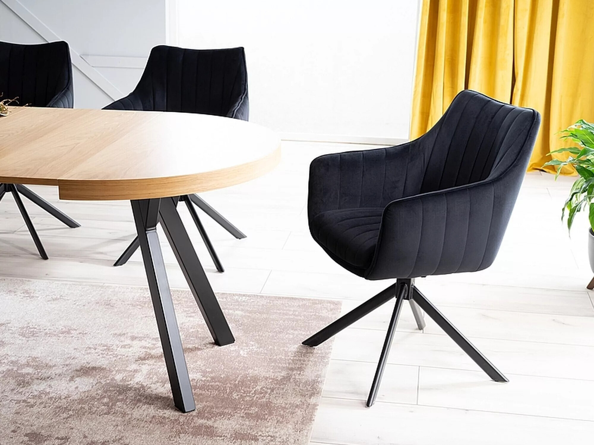 Chaise Detroit 134 (Noir)