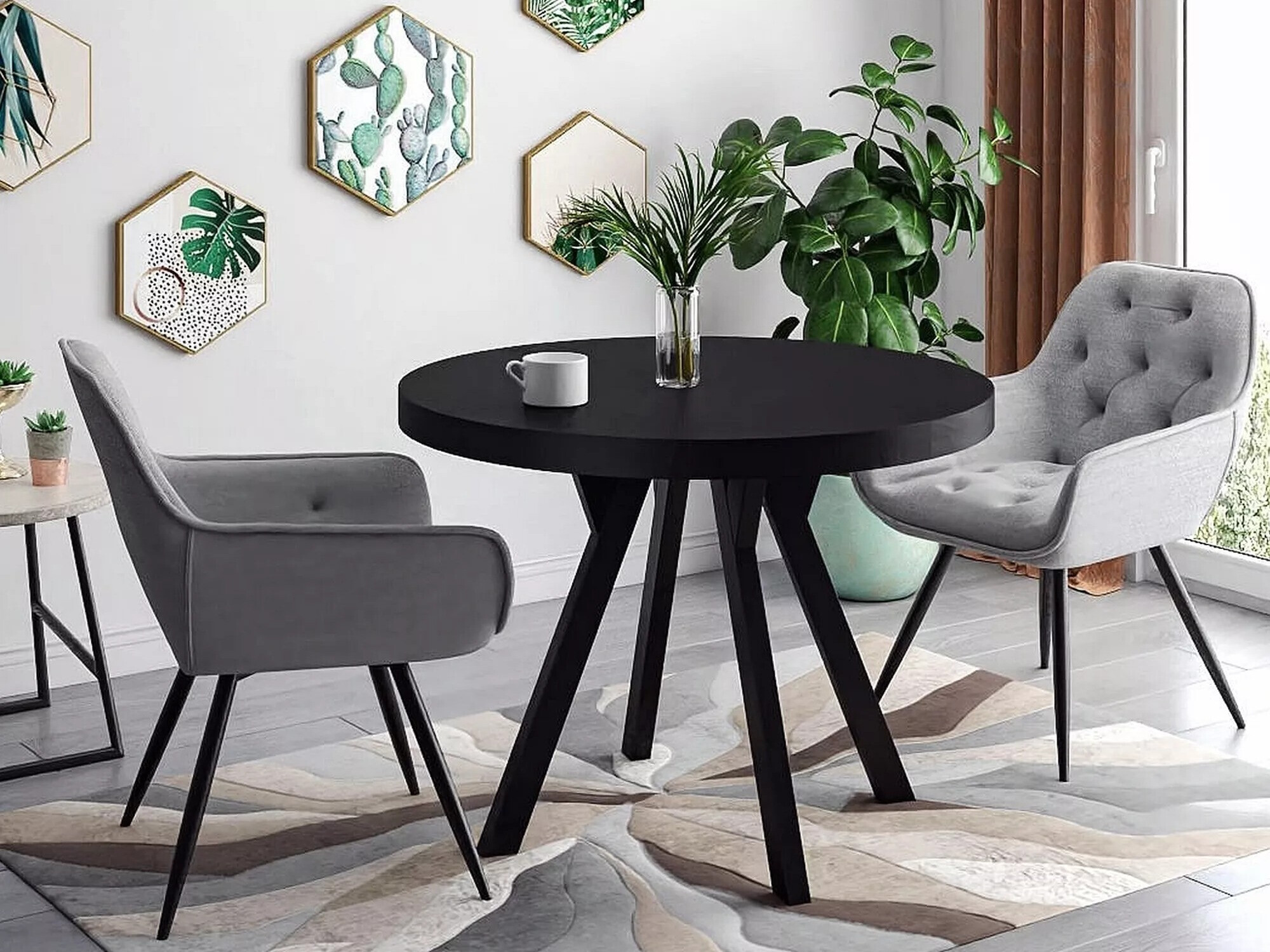 Table Detroit 121 (Noir)