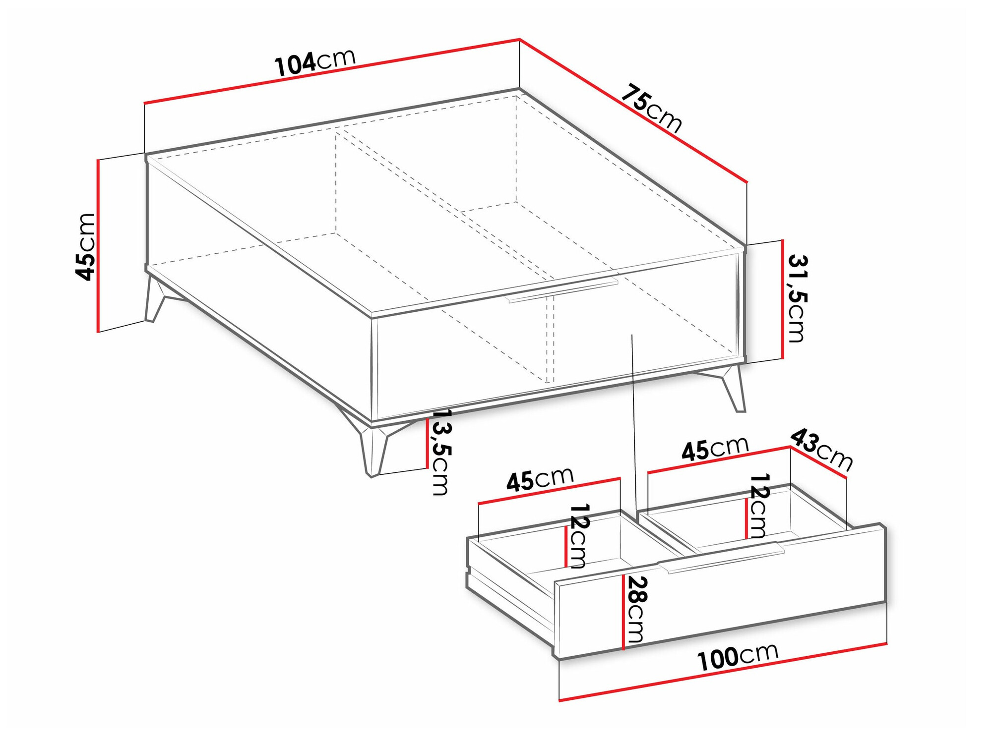 Table basse Comfivo Citrus
