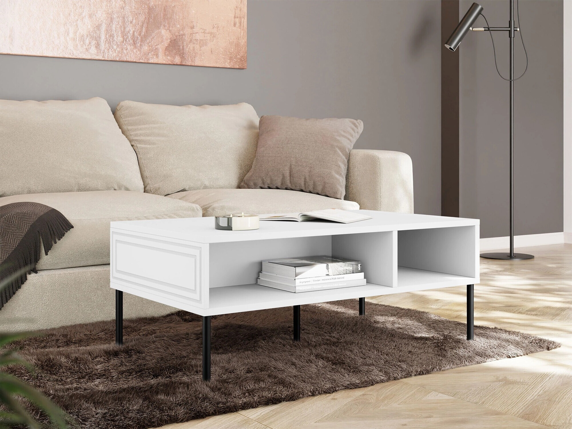 Table basse Celra (Blanc)