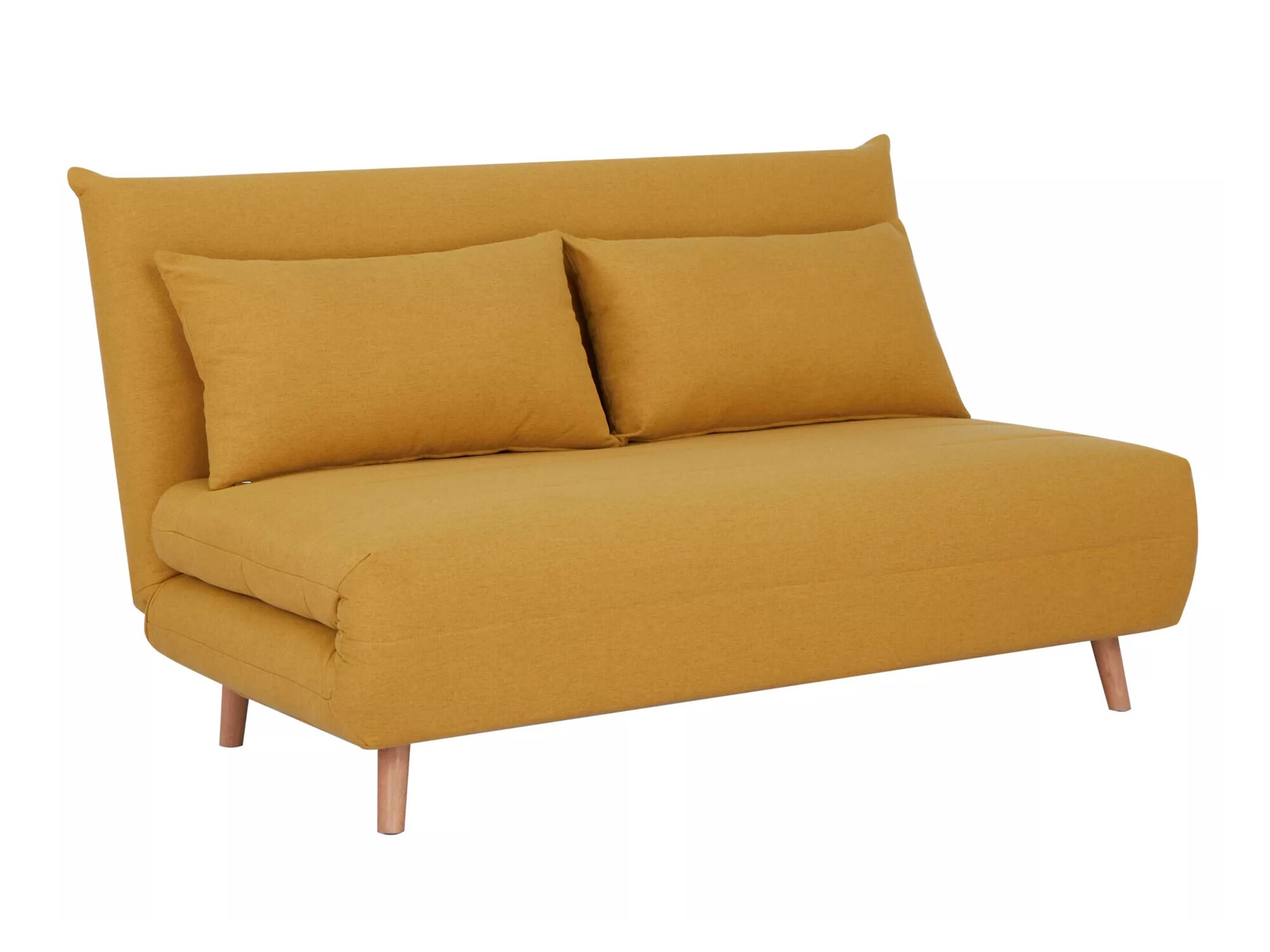 Canapé convertible Detroit 139 (Jaune)