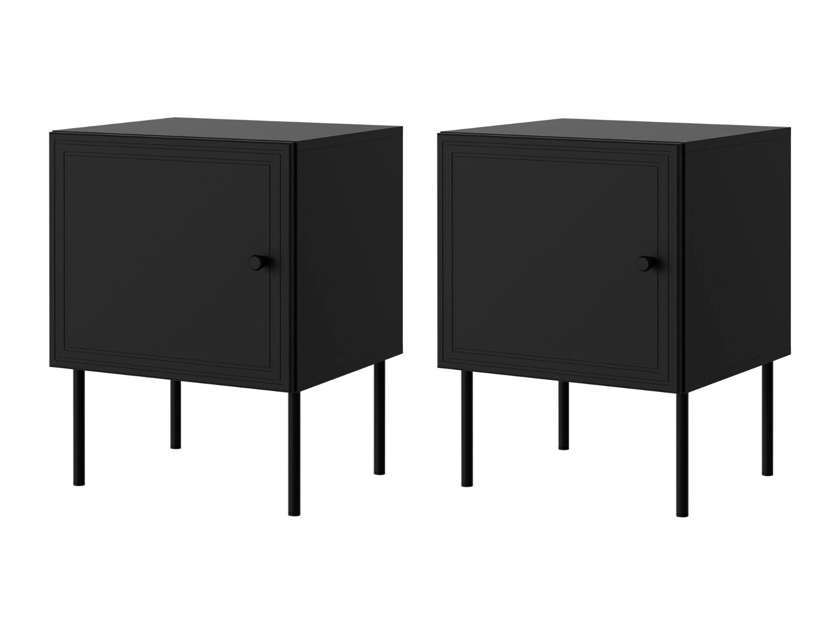 Ensemble de tables de chevet Celra (Noir)