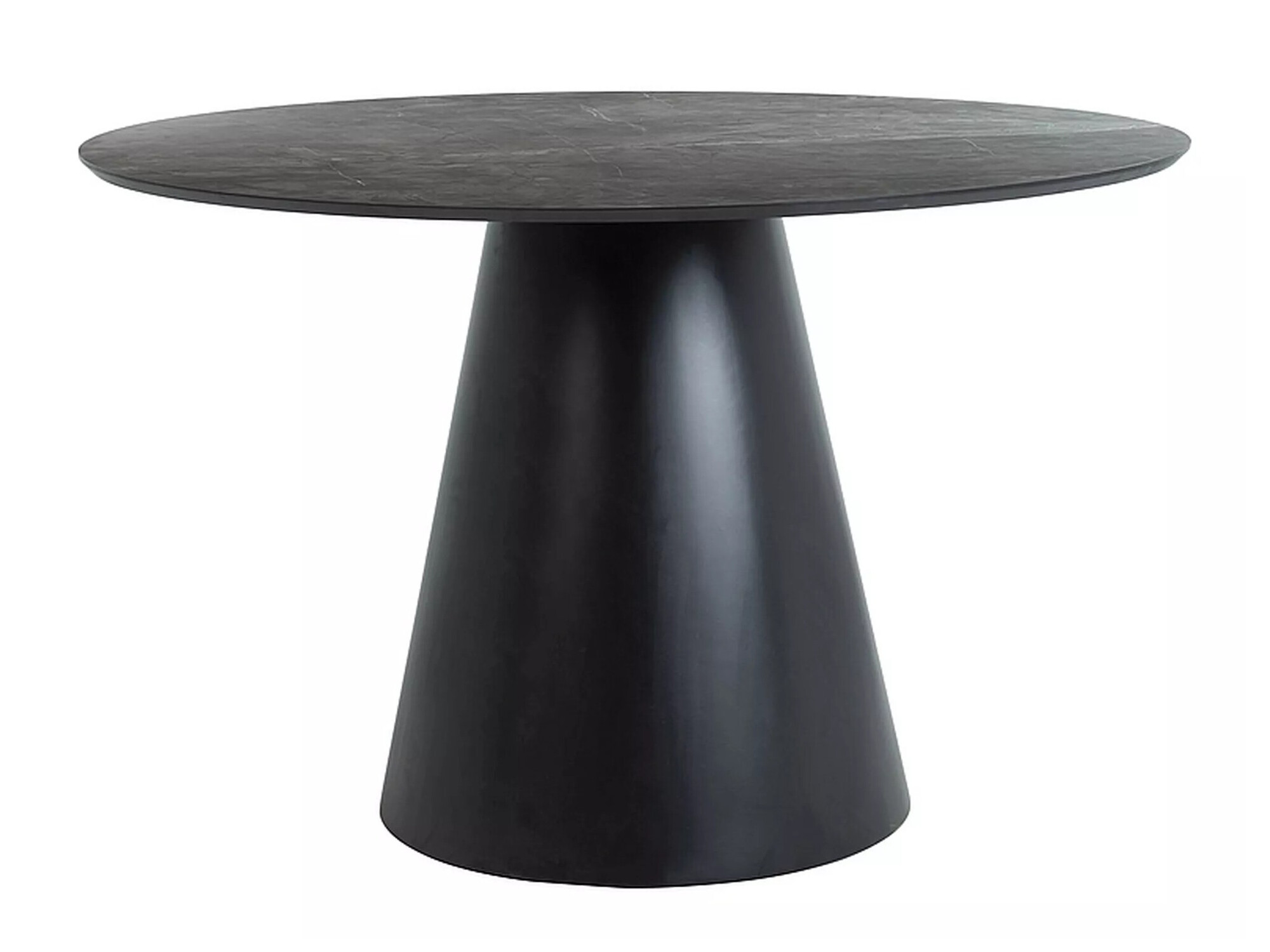 Table Detroit 137 (Marbre gris + Noir)