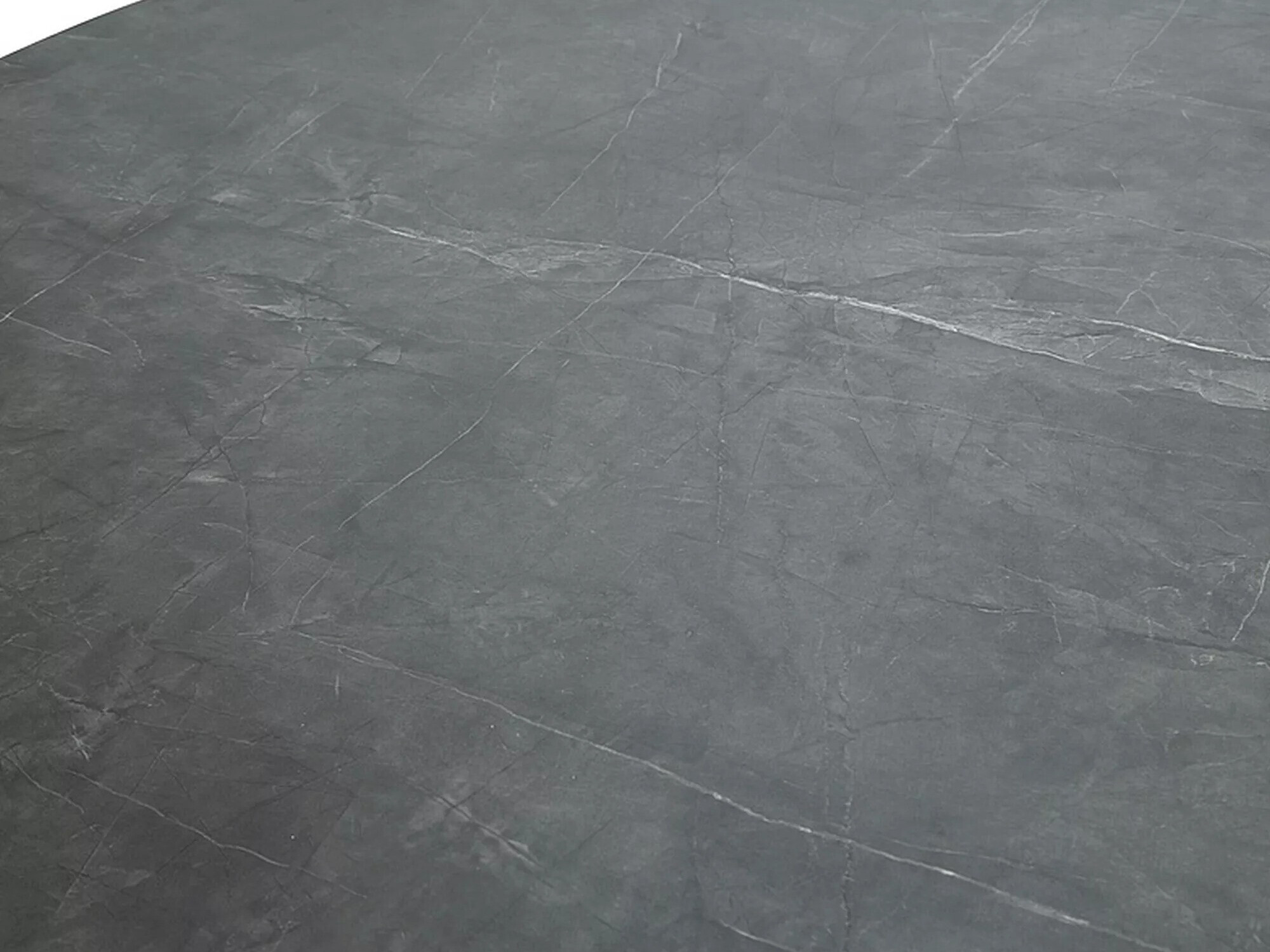 Table Detroit 137 (Marbre gris + Noir)