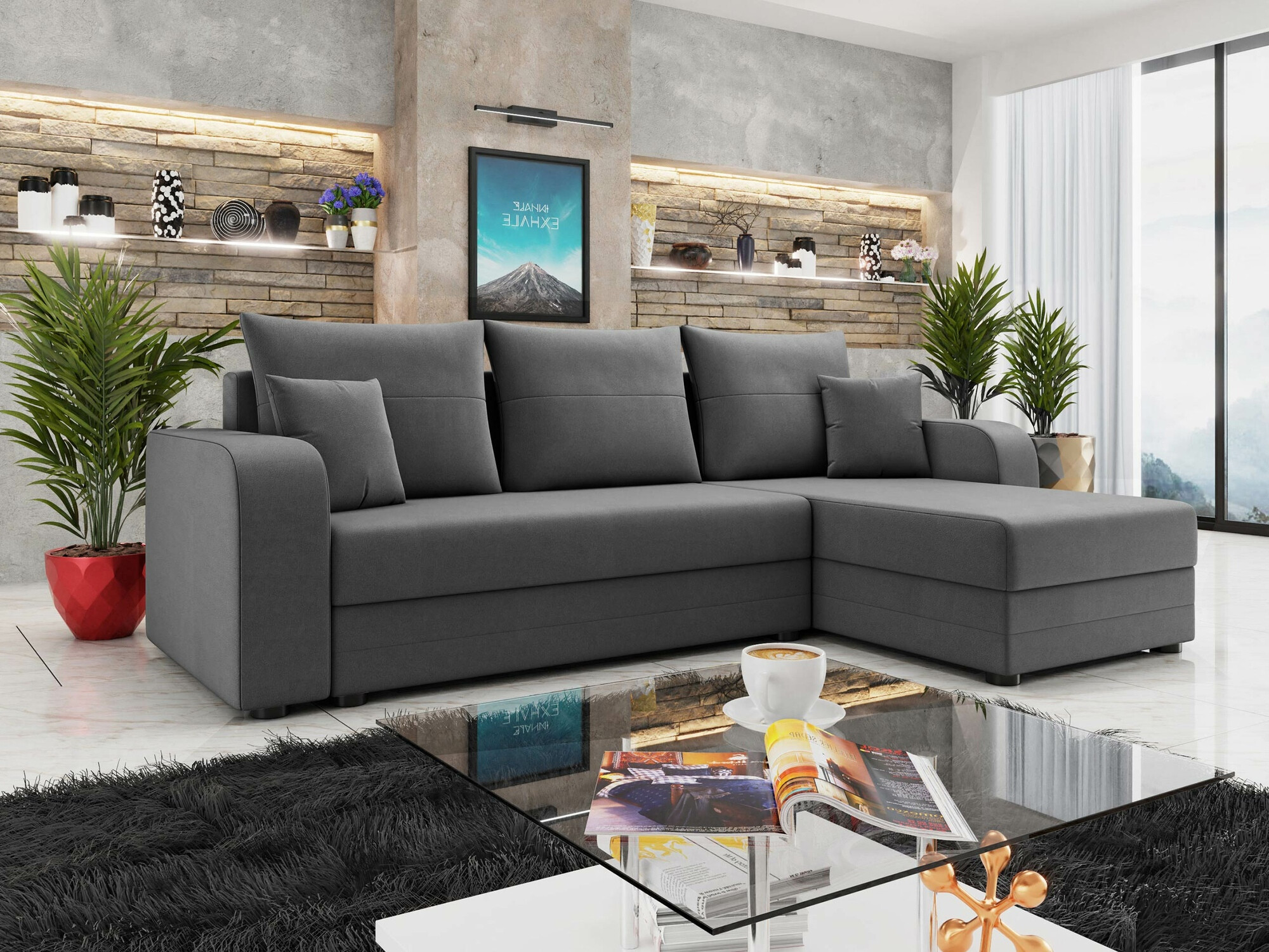 Canapé d'angle Memphis 112 (Manila 16)