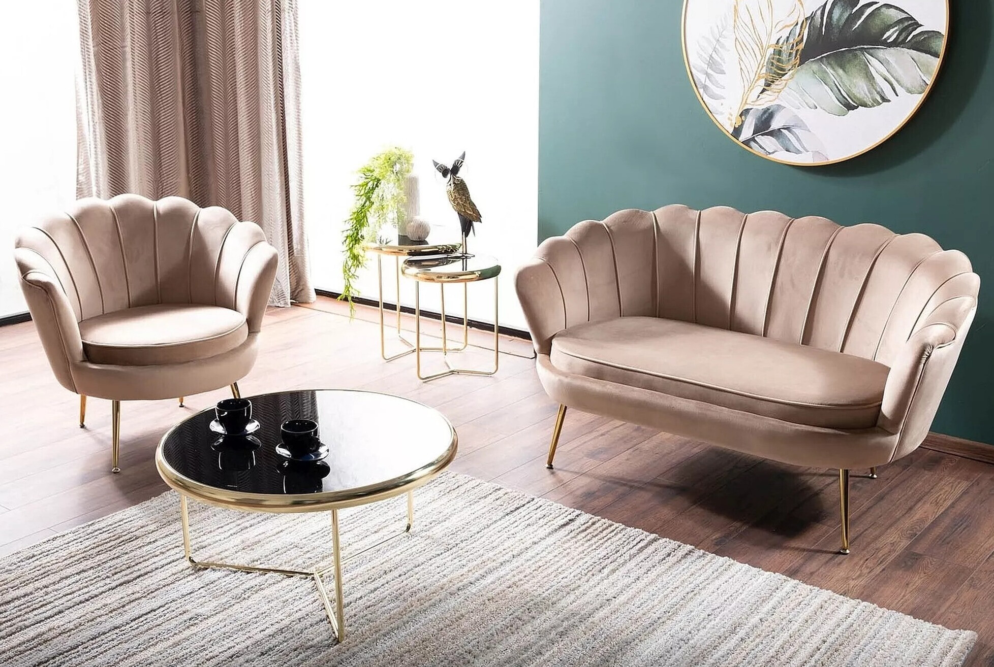 Canapé Detroit 163 (Beige)