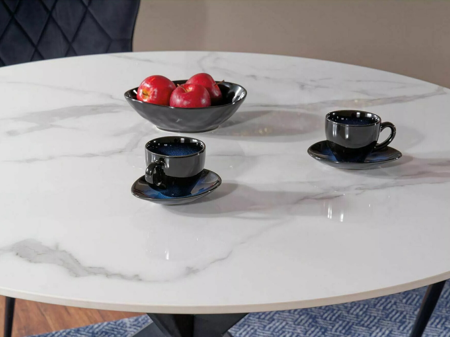 Table Detroit 256 (Marbre blanc)