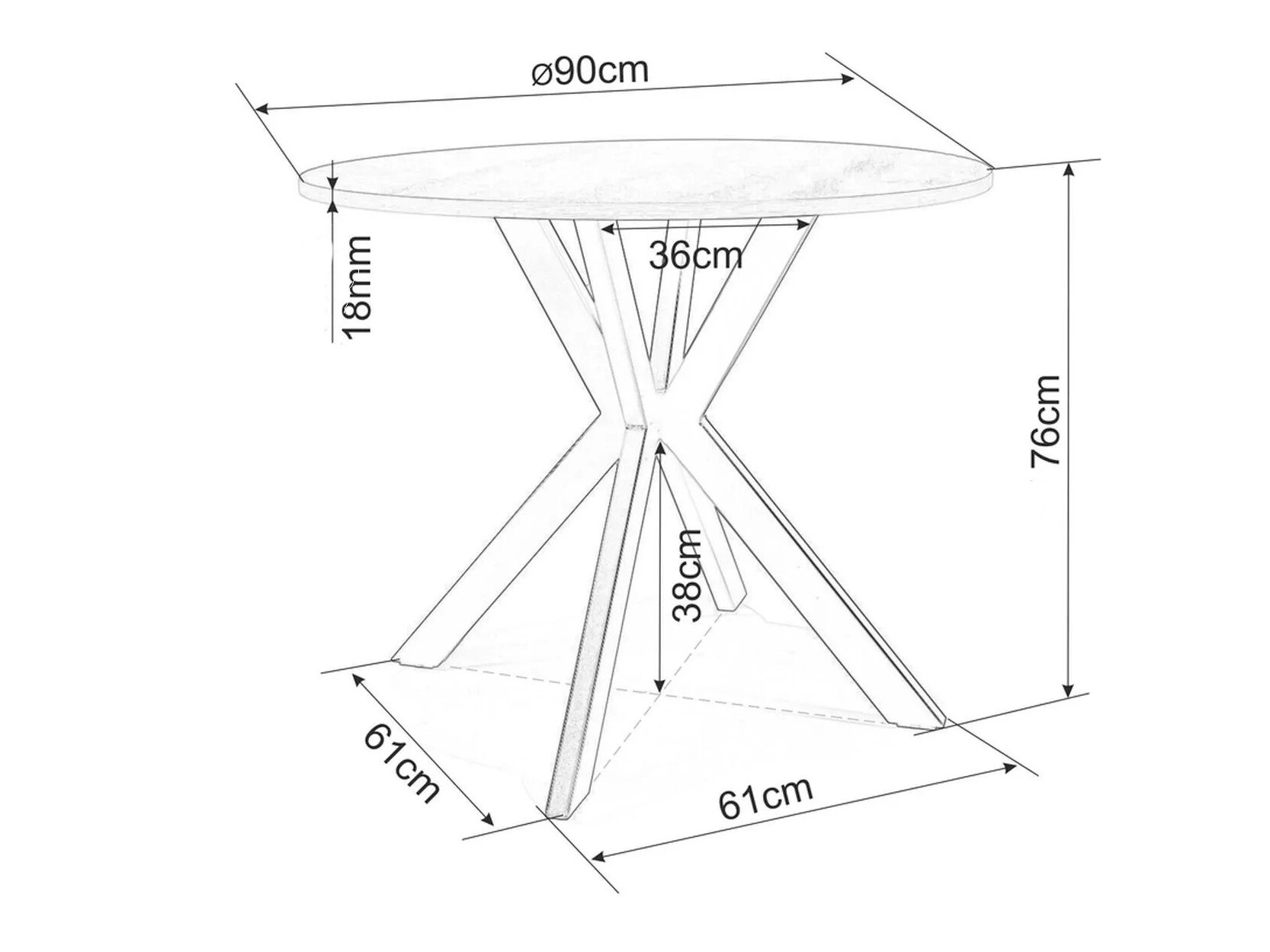 Table Detroit 280 (Chêne)