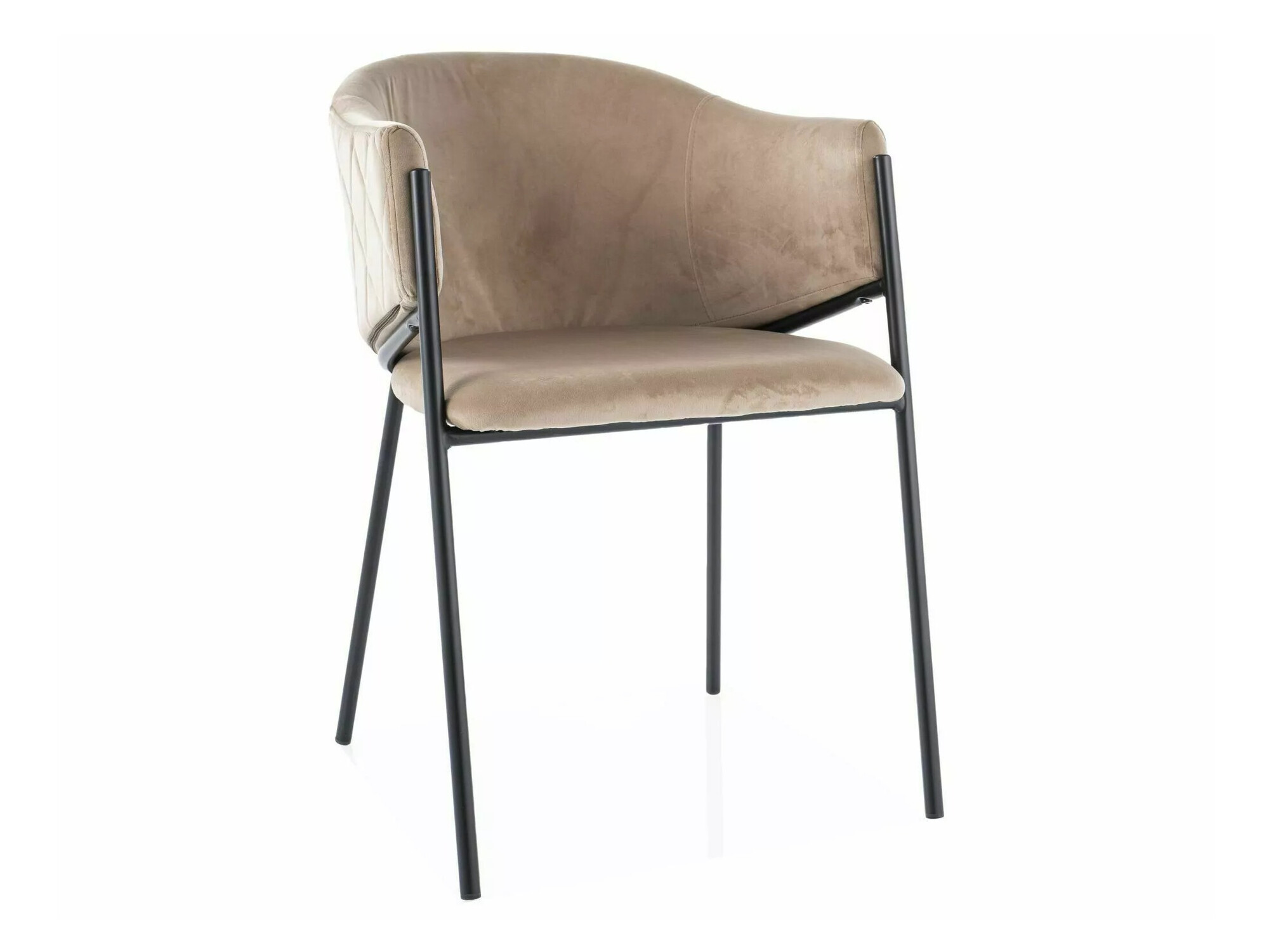 Chaise Detroit 329 (Noir + Beige)