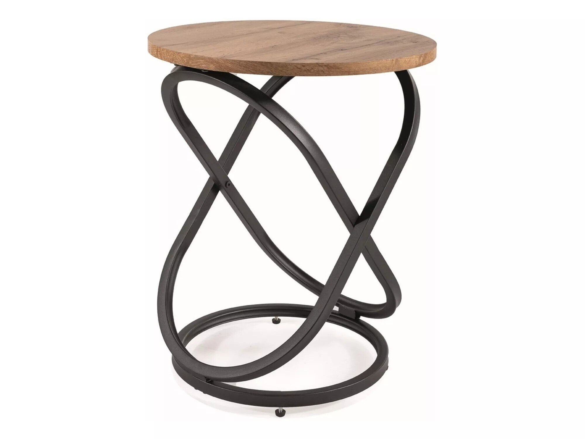 Table basse Detroit 293 (Chêne Artisan + Noir)