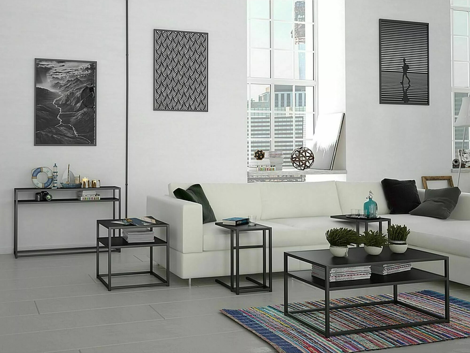 Table d'appoint Detroit 314