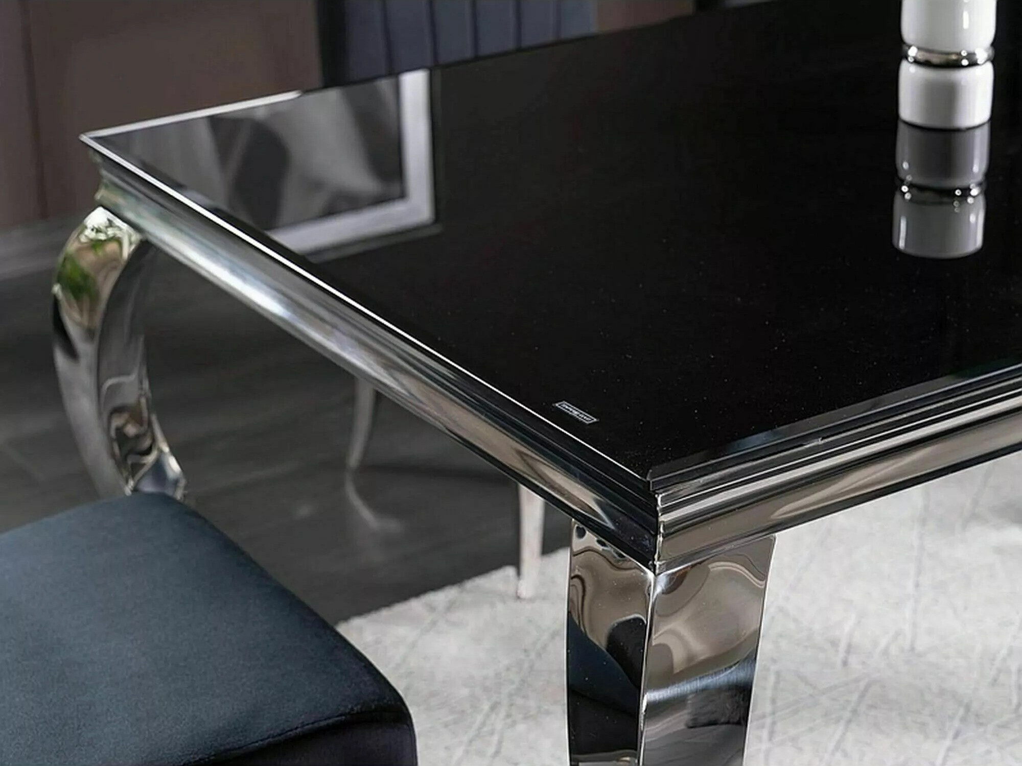 Table Detroit 323 (Noir + Argent)