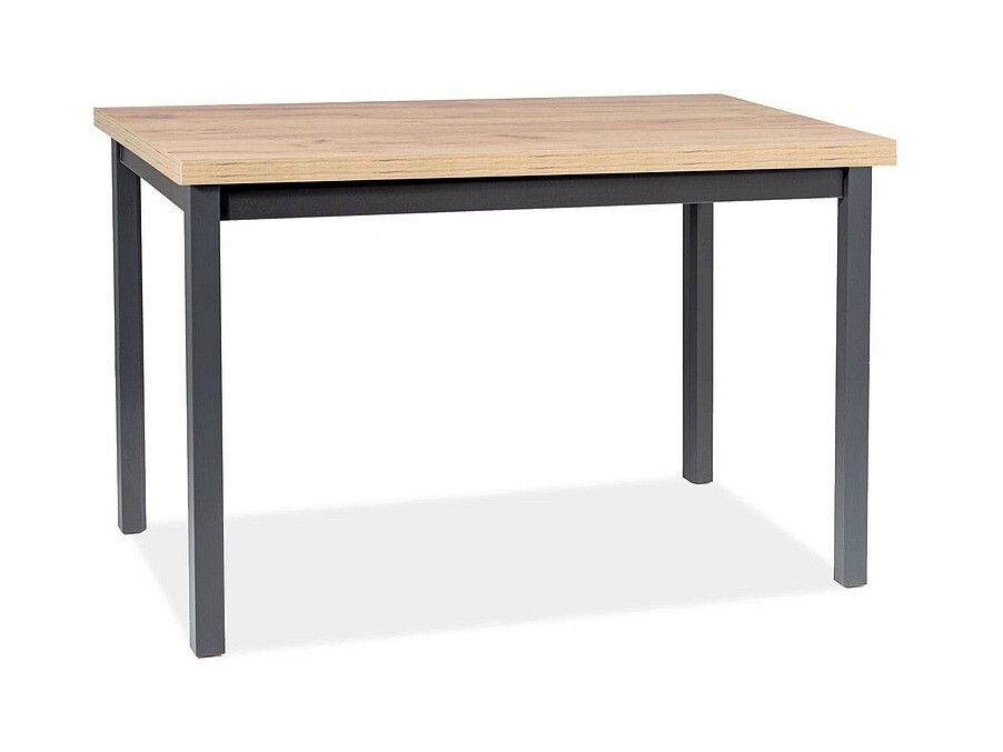 Table Detroit 345 (Chêne Artisan + Noir)