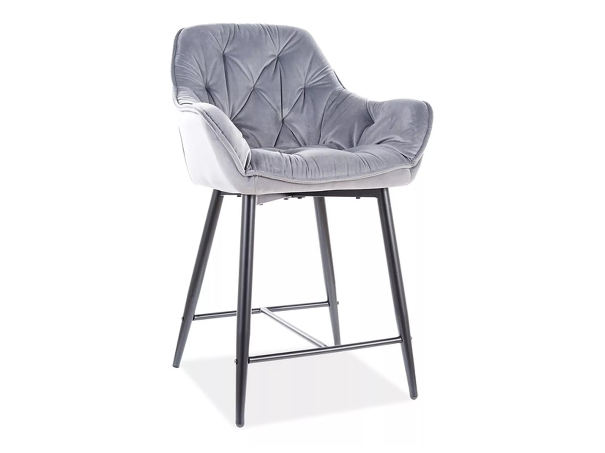Chaise de bar mi-hauteur Detroit 362 (Gris)